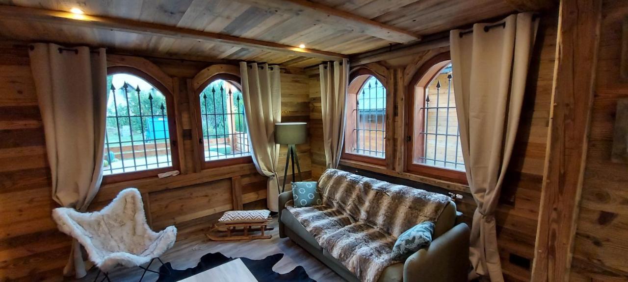 Chalet Serre Cambeou Piscine&Spa سا شيفري المظهر الخارجي الصورة
