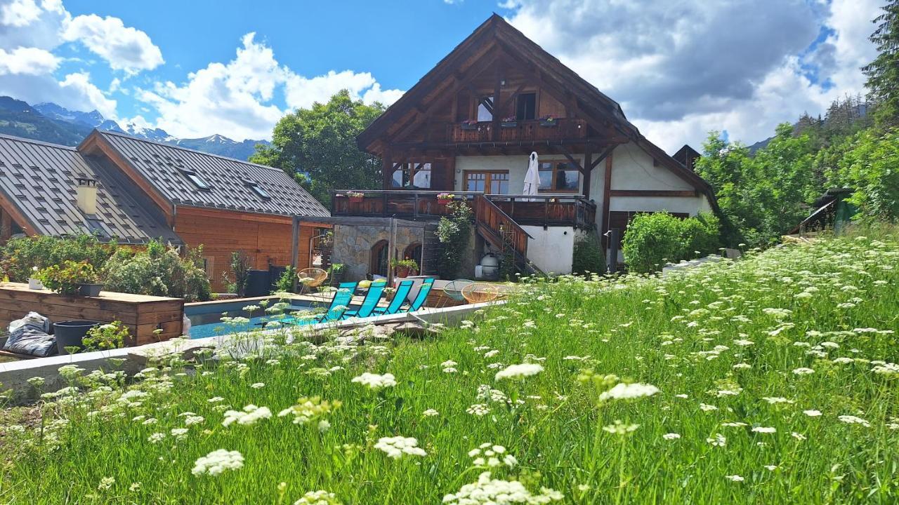 Chalet Serre Cambeou Piscine&Spa سا شيفري المظهر الخارجي الصورة